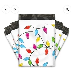 Shipping Bundle, Holiday Lights Polymailers And Ty Cards NEW-NWT 10x13